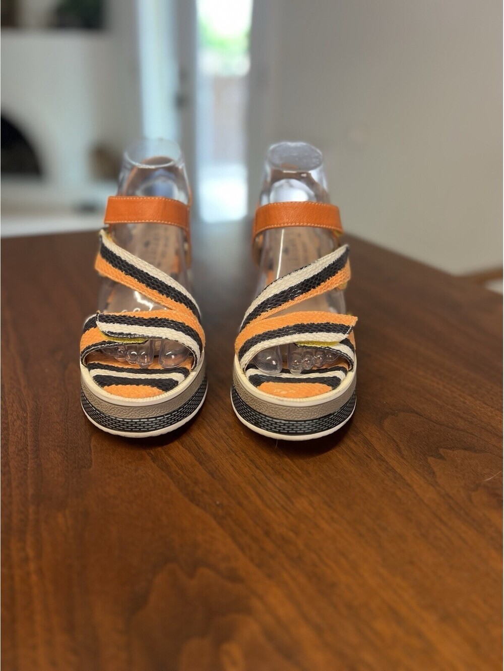 L'Artiste by Spring Step Sumacah Wedge Sandals Sz 7.5/8 - Picture 3 of 9